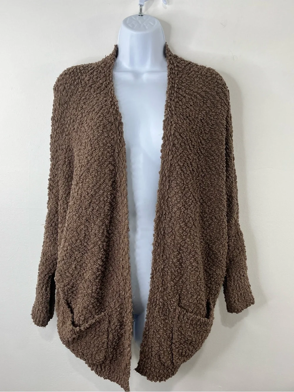 Umgee Women’s Size Small Cozy Textured Open Front Cardigan